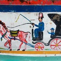 Painting on a fishing boat, Alexandria  