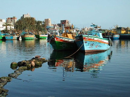 Puerto de pescadores de Abukir