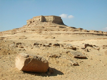 The desert, near Kasr el Sagha 