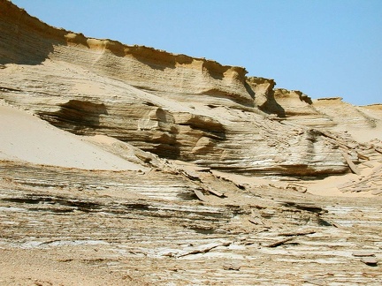 El desierto, cerca de Kasr el Sagha 