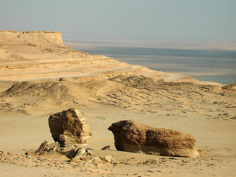 The desert, near Kasr el Sagha 