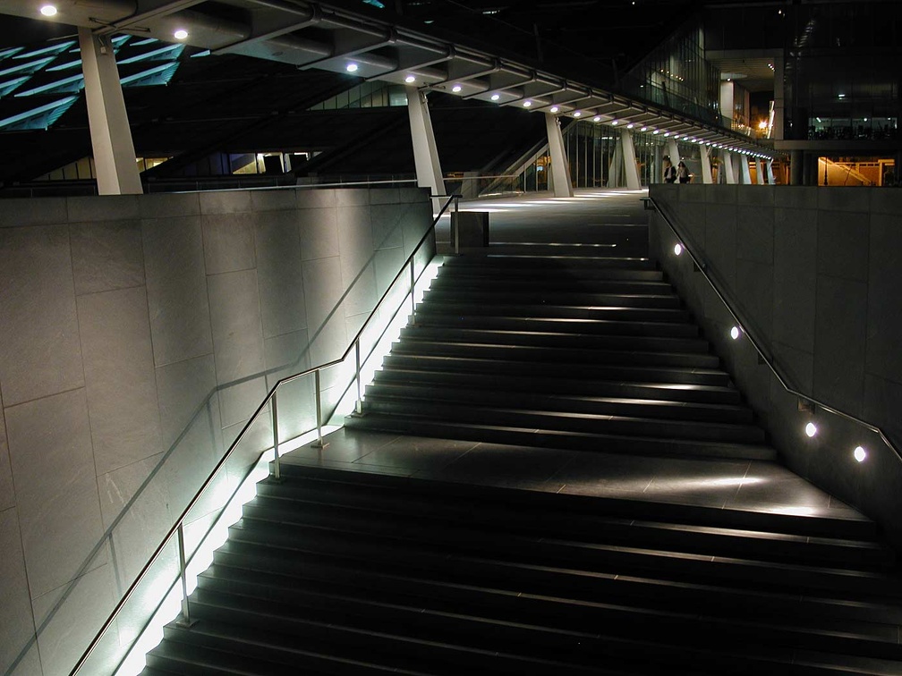 The footbridge. Bibliotheca Alexandrina  