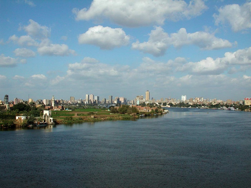 The Nile from el-Monib Bridge  