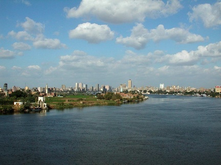 The Nile from el-Monib Bridge  