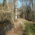 Bank of the river Guiers. Saint-Laurent du Pont (Isère)  