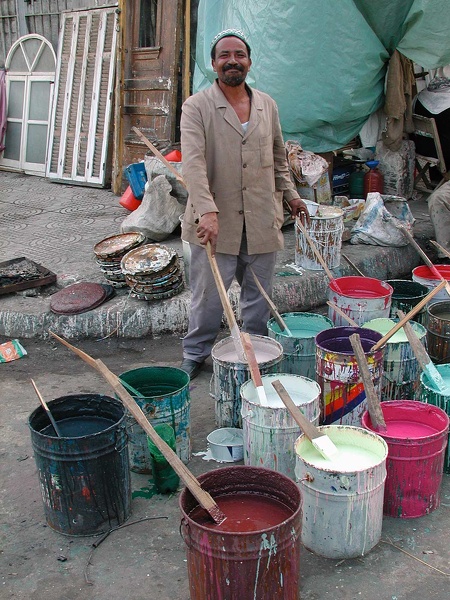 Marché aux puces, Alexandrie, 2004