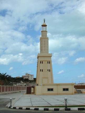 Copy of the Lighthouse of Alexandria. Alexandria- Marsa Matrouh Road 