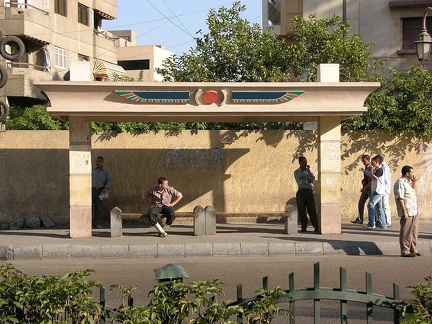 Parada de autobús en El Cairo