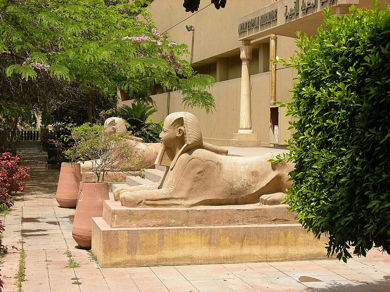 Jardín del Museo de la Agricultura. El Cairo