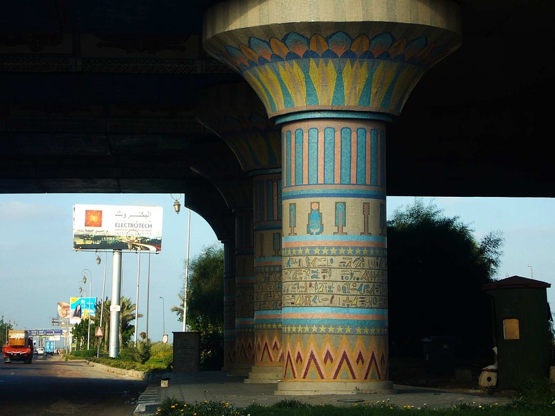 Flyover. Cairo airport road  