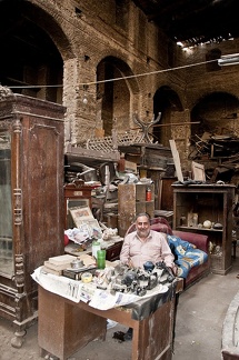 Antique dealer, Muiz Street, Cairo 