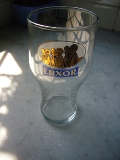 Promotional glass. Bier Louxor  