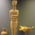 Cycladic figurine. National Archaeological Museum. Athens  