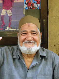 Antique dealer, Muiz Street, Cairo 