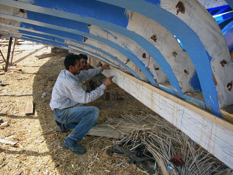 Shipyard in Alexandria 