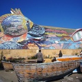 Mosaïque. Port de pêche d'Alexandrie