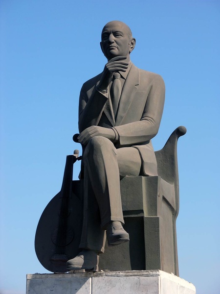 Statue of Mohammed Abdel Wahab  