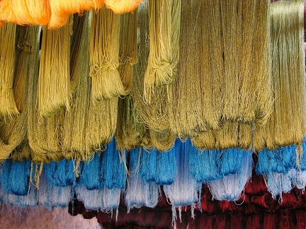 Wool dyers workshop. Cairo  