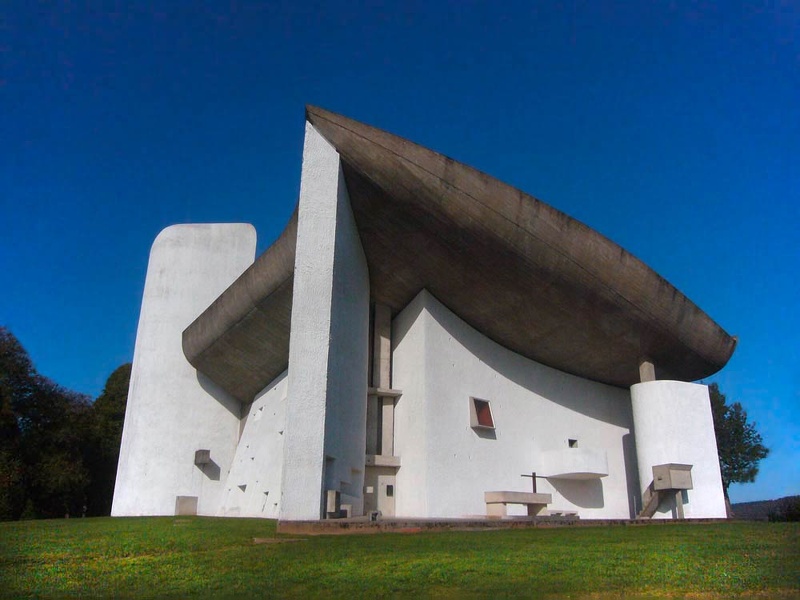 Chapel of Notre Dame du Haut in Ronchamp  