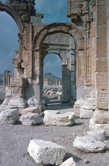 Arco monumental, en Palmira