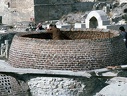 Citadelle d'Alep. Construction d'une coupole