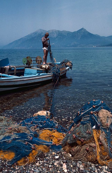 Fisherman near Lattakia  