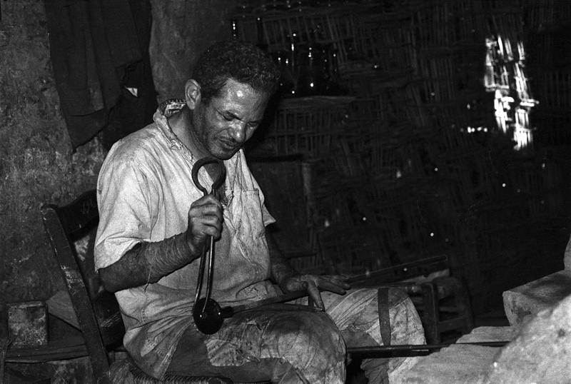  Souffleur de verre à Bab el Nasr (Le Caire), 1971 
