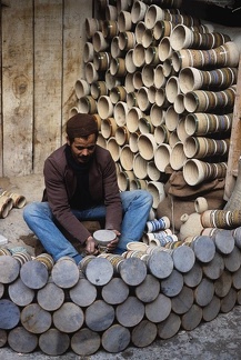 Fabricant de derbouka - Fès (Maroc)