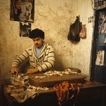 Fabricant de poufs. Médina de Fès