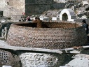 Citadelle d'Alep. Construction d'une coupole