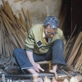 Tourneur sur bois. Médina de Fès