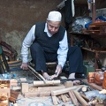 Tourneur sur bois. Médina de Fès