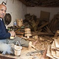 Tourneur sur bois. Médina de Fès