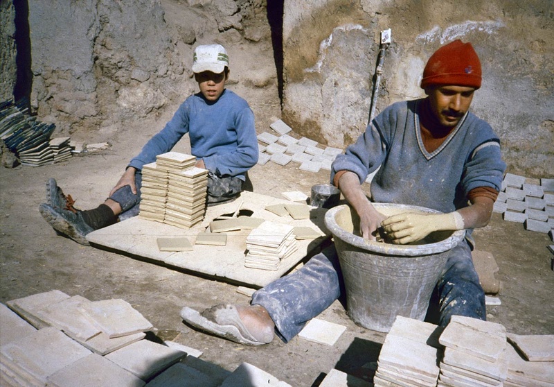 Fabrication des carreaux bruts