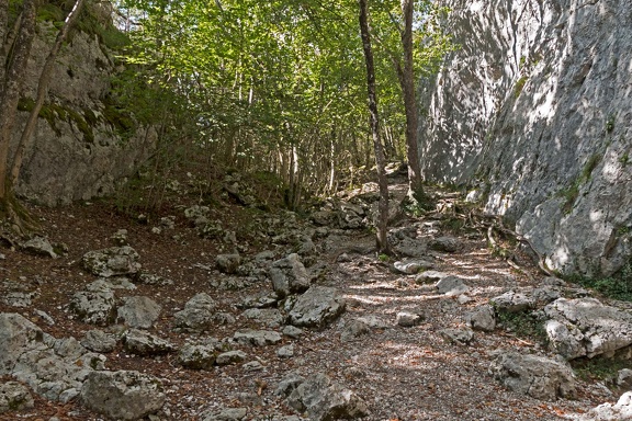 Gorges de Crossey, site d'escalade