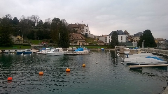 Au bord du lac Léman