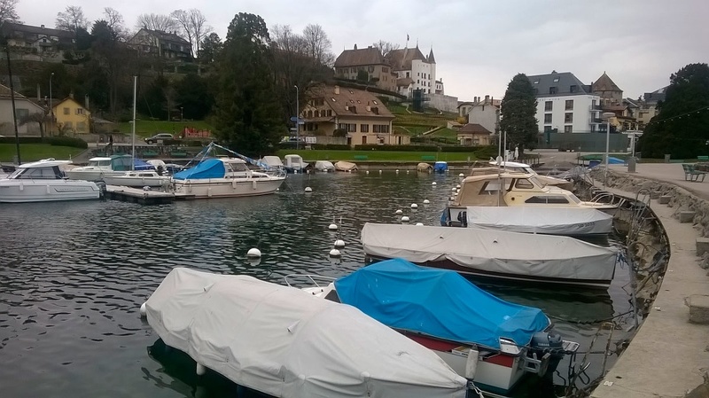 Au bord du lac Léman