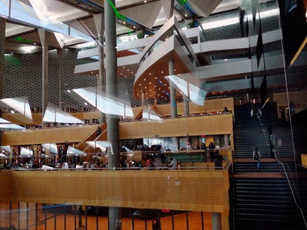 Salle de lecture Bibliotheca Alexandrina