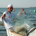 Pêcheur, Lac Qaroun, Fayoum, 2003