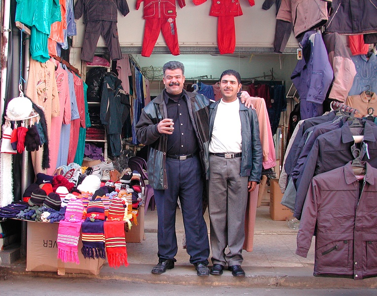 Marché aux tissus, Alexandrie, 2004