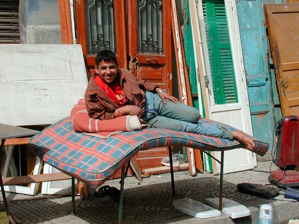 Marché aux puces, Alexandrie, 2004