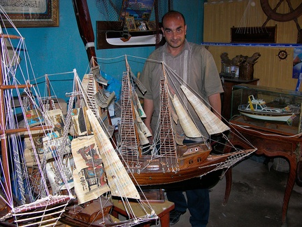 Fabricant de maquettes de bateaux, Alexandrie, 2005