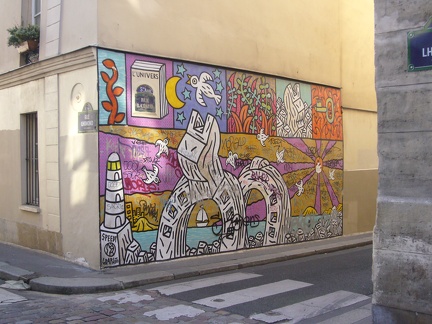 Mur peint. Paris